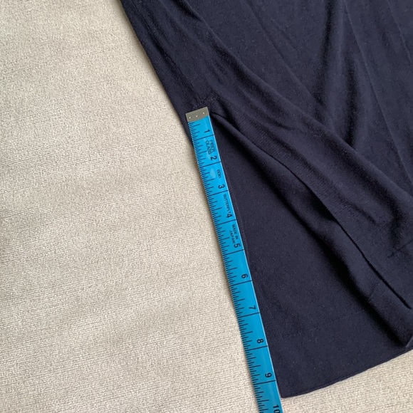 Long navy blue cardigan by Japanese brand Muji - Picture 8 of 8